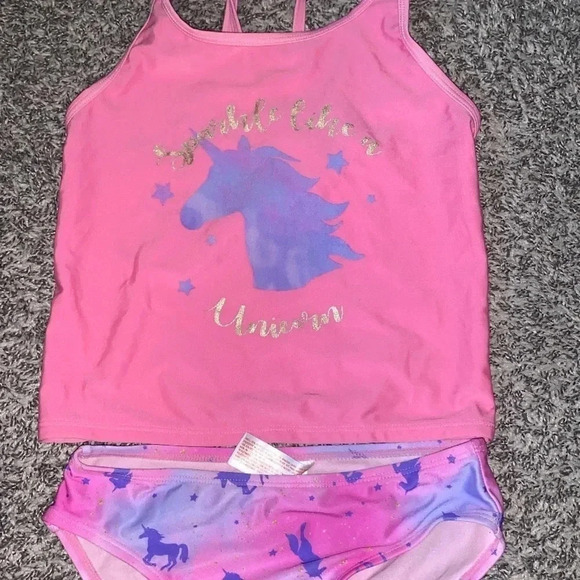 Cat & Jack 7/8 bathing suit - Picture 1 of 2